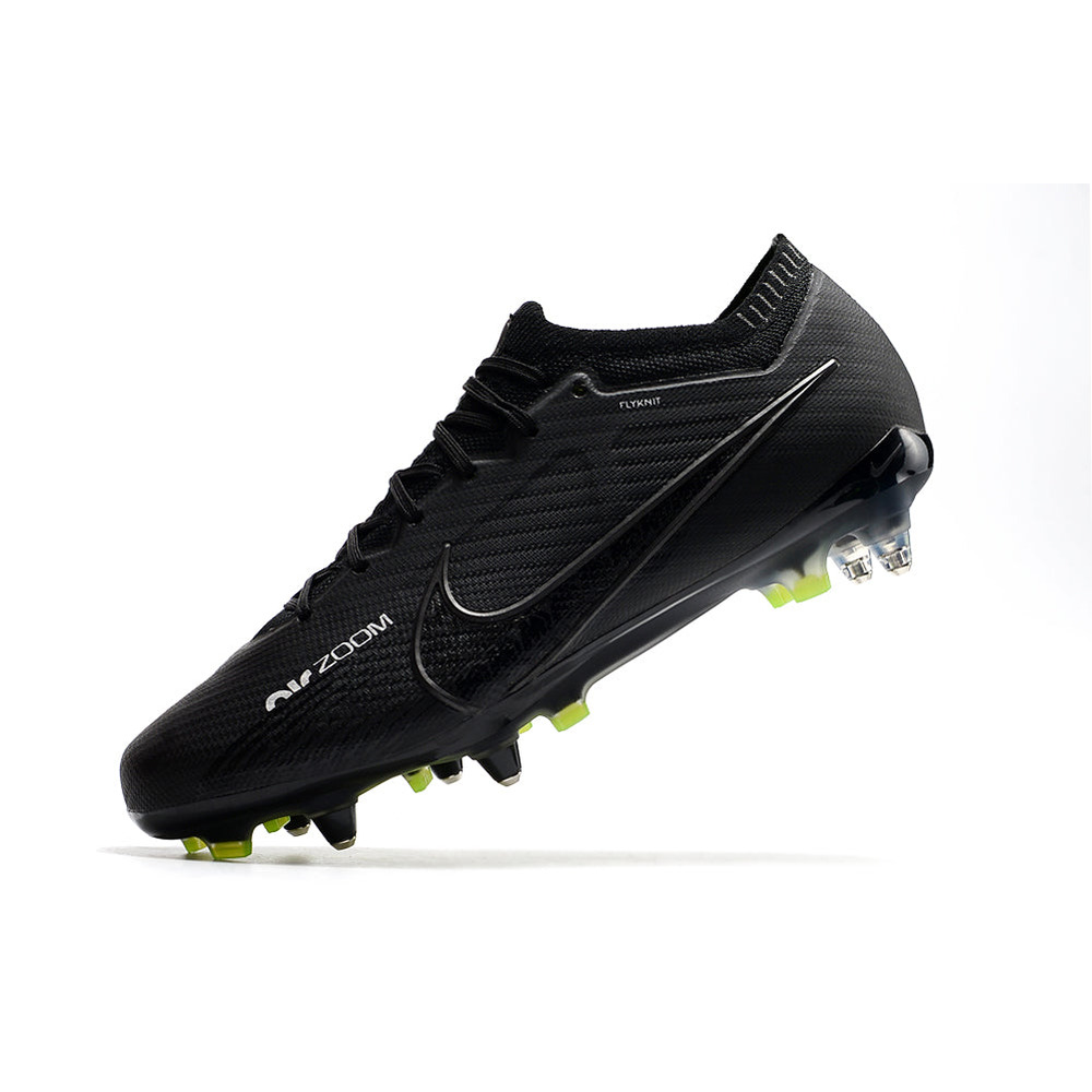 Chuteira Campo Nike Air Zoom Mercurial Vapor 15 Elite Ponta de Aluminio Preta 