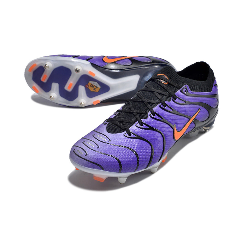 Chuteira Campo Nike Air Zoom Mercurial Vapor 15 Elite Ponta de Aluminio Roxa 