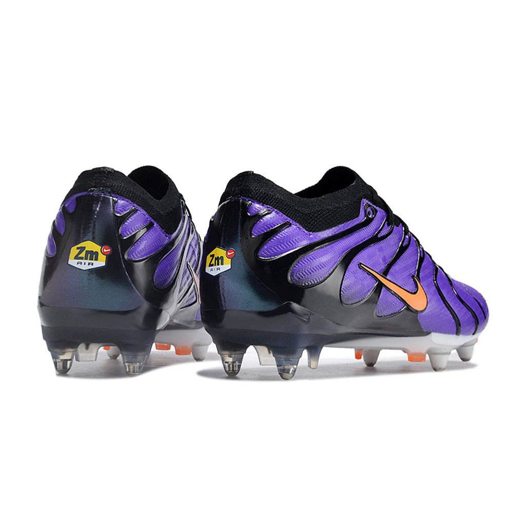 Chuteira Campo Nike Air Zoom Mercurial Vapor 15 Elite Ponta de Aluminio Roxa 