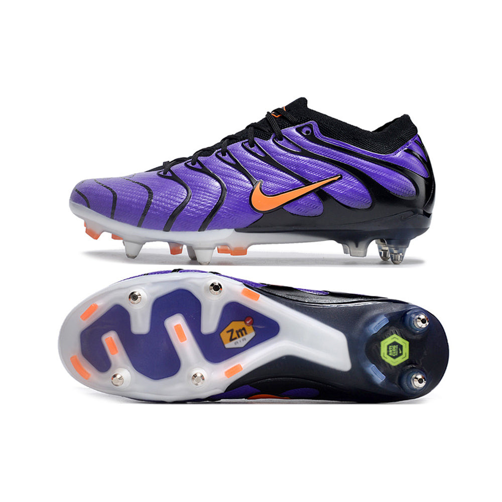Chuteira Campo Nike Air Zoom Mercurial Vapor 15 Elite Ponta de Aluminio Roxa 