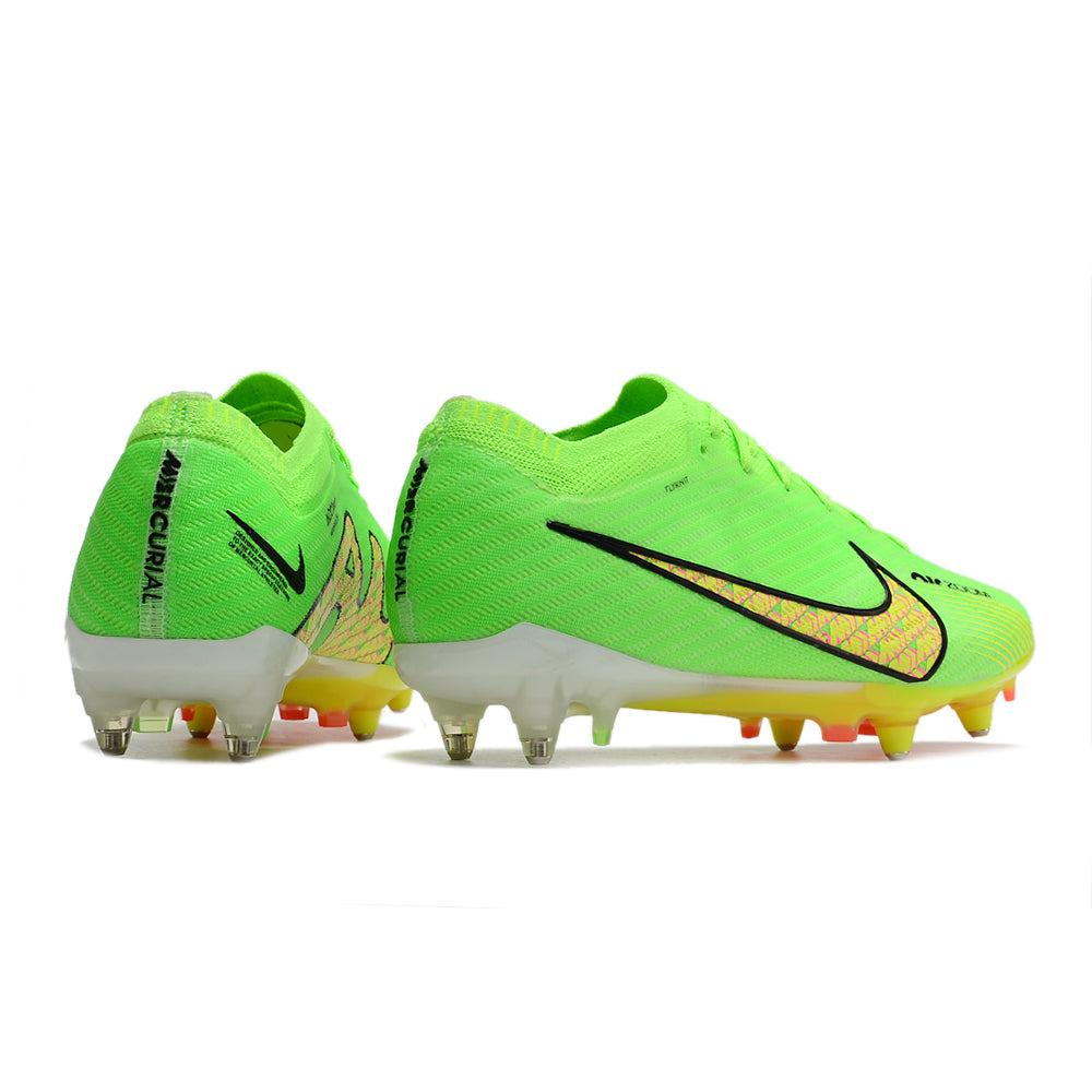 Chuteira Campo Nike Air Zoom Mercurial Vapor 15 Elite Ponta de Aluminio Verde