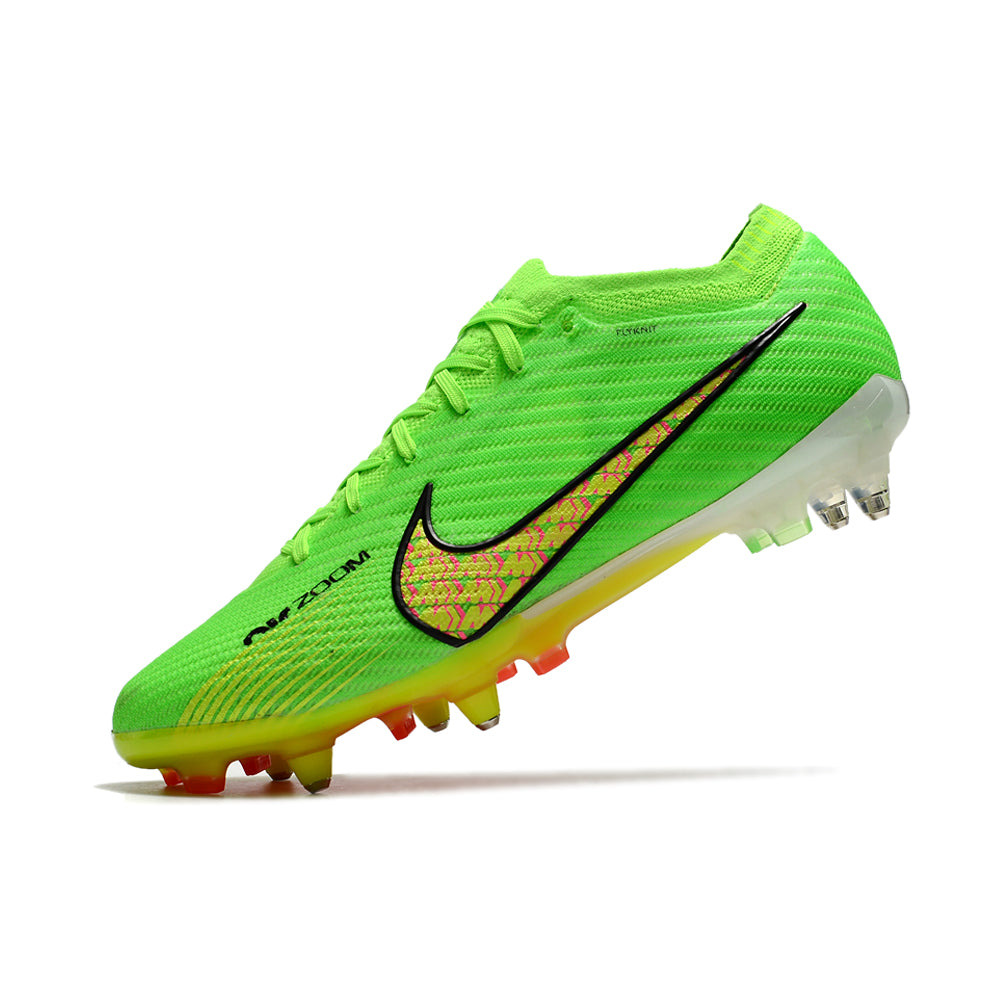 Chuteira Campo Nike Air Zoom Mercurial Vapor 15 Elite Ponta de Aluminio Verde