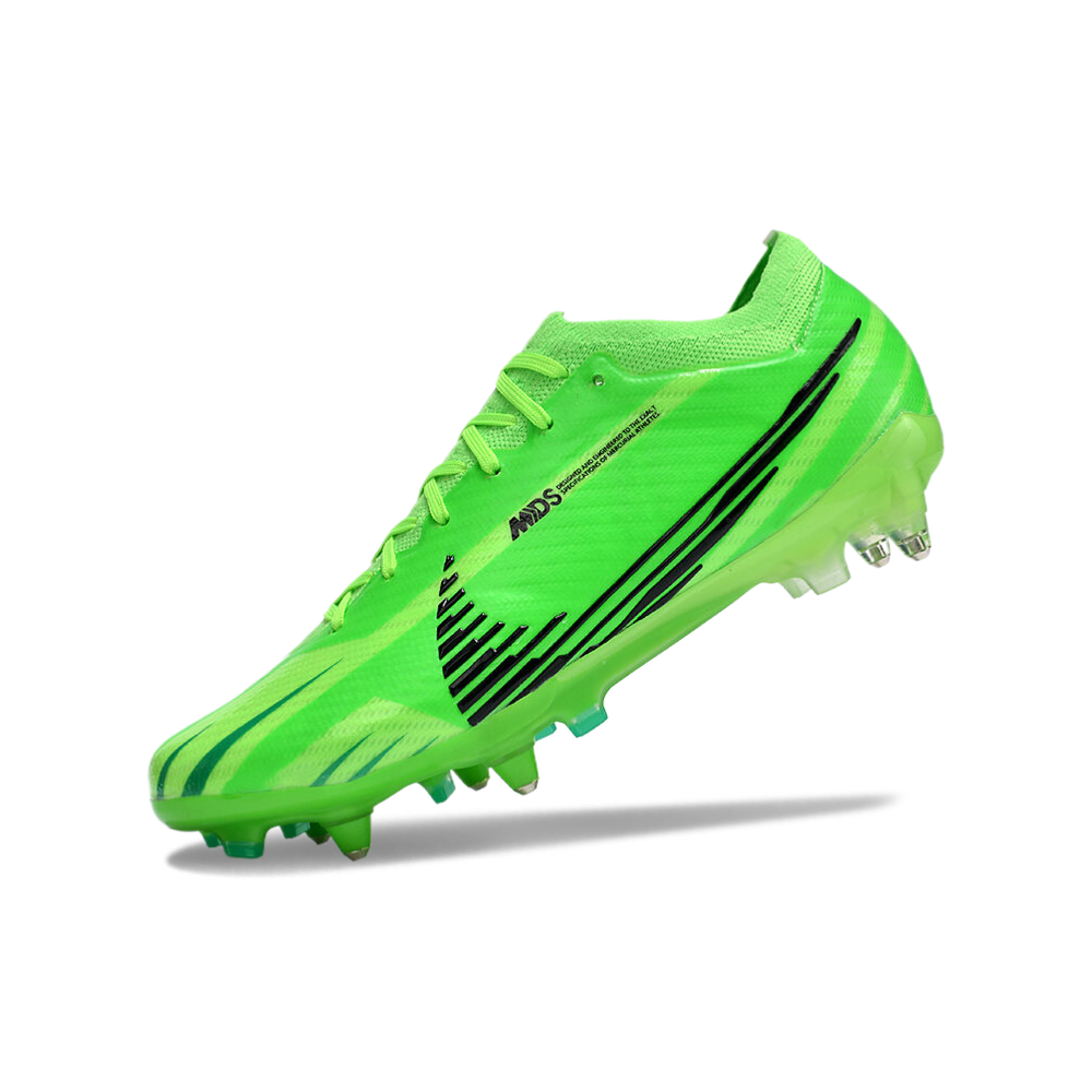 Chuteira Campo Nike Air Zoom Mercurial Vapor 15 Elite Ponta de Aluminio Verde 
