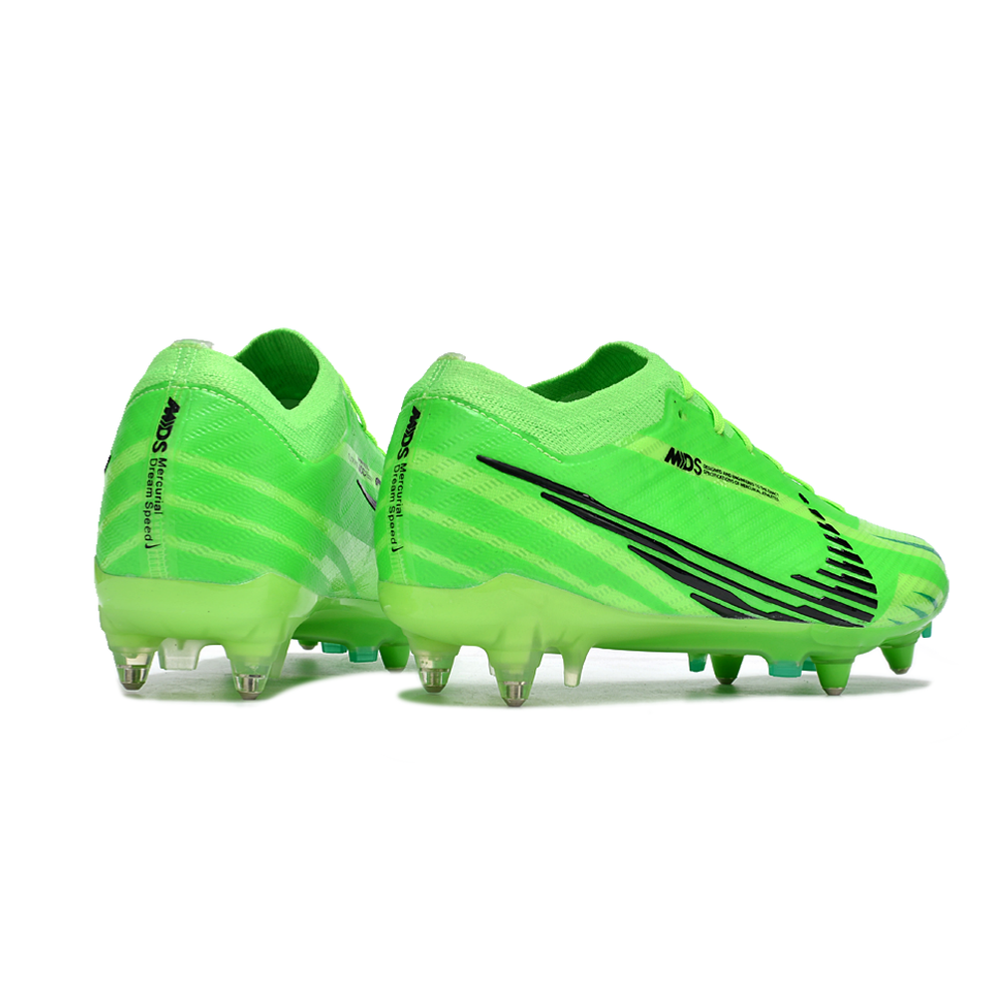 Chuteira Campo Nike Air Zoom Mercurial Vapor 15 Elite Ponta de Aluminio Verde 