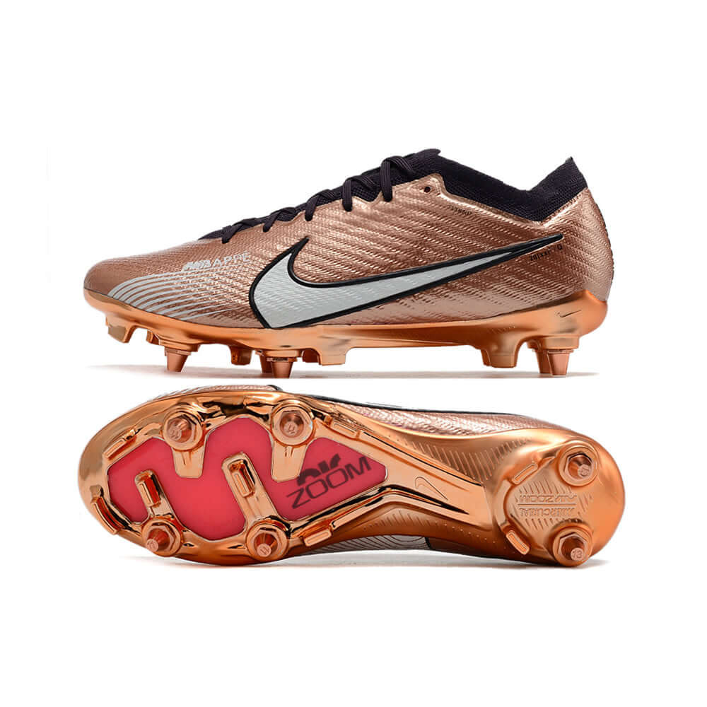Chuteira Campo Nike Air Zoom Mercurial Vapor 15 Elite Trava Mista Cobre 