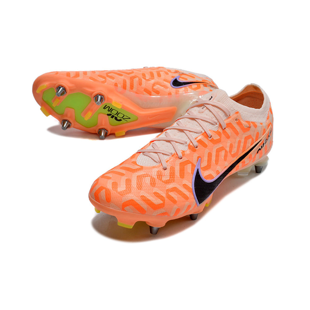 Chuteira Campo Nike Air Zoom Mercurial Vapor 15 Elite Trava Mista Laranja 