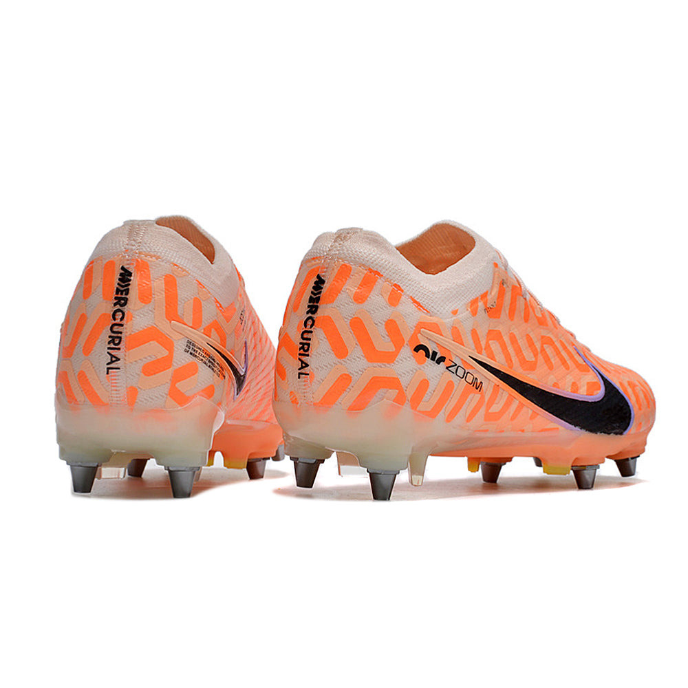 Chuteira Campo Nike Air Zoom Mercurial Vapor 15 Elite Trava Mista Laranja 