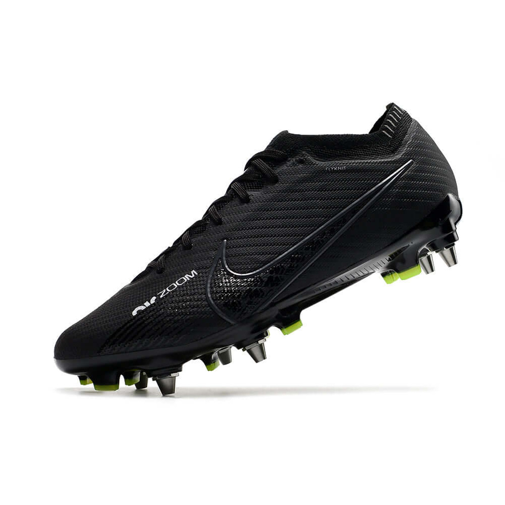 Chuteira Campo Nike Air Zoom Mercurial Vapor 15 Elite Trava Mista Preta 