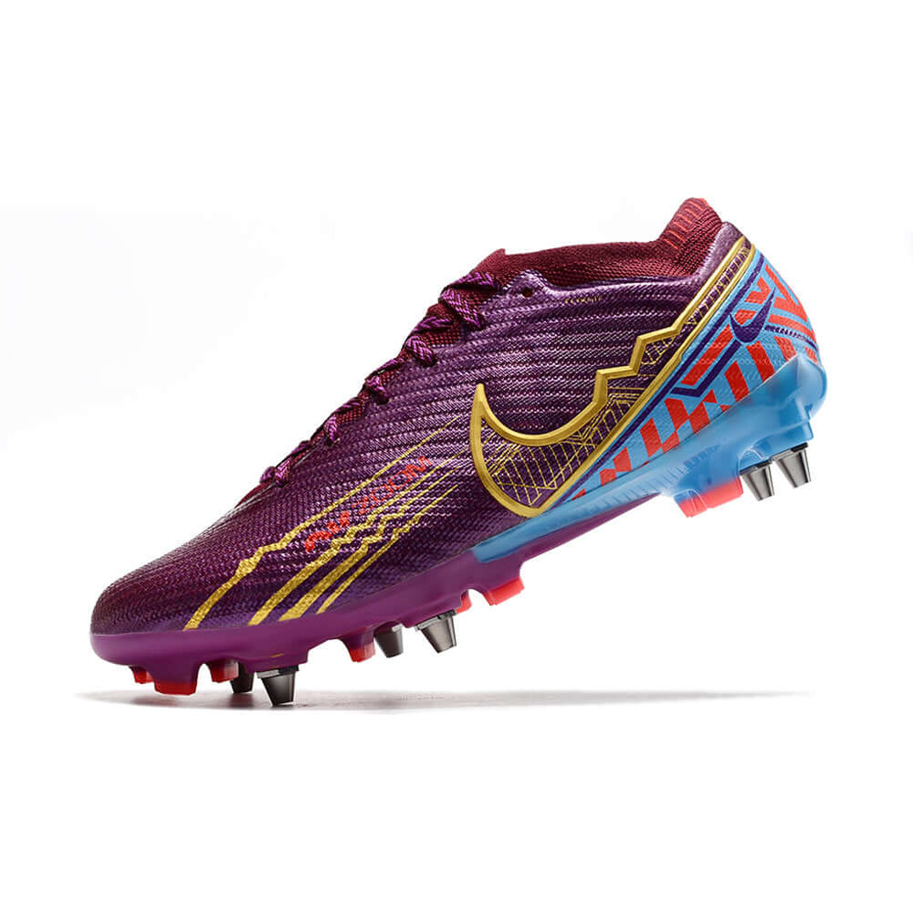 Chuteira Campo Nike Air Zoom Mercurial Vapor 15 Elite Trava Mista Roxa 