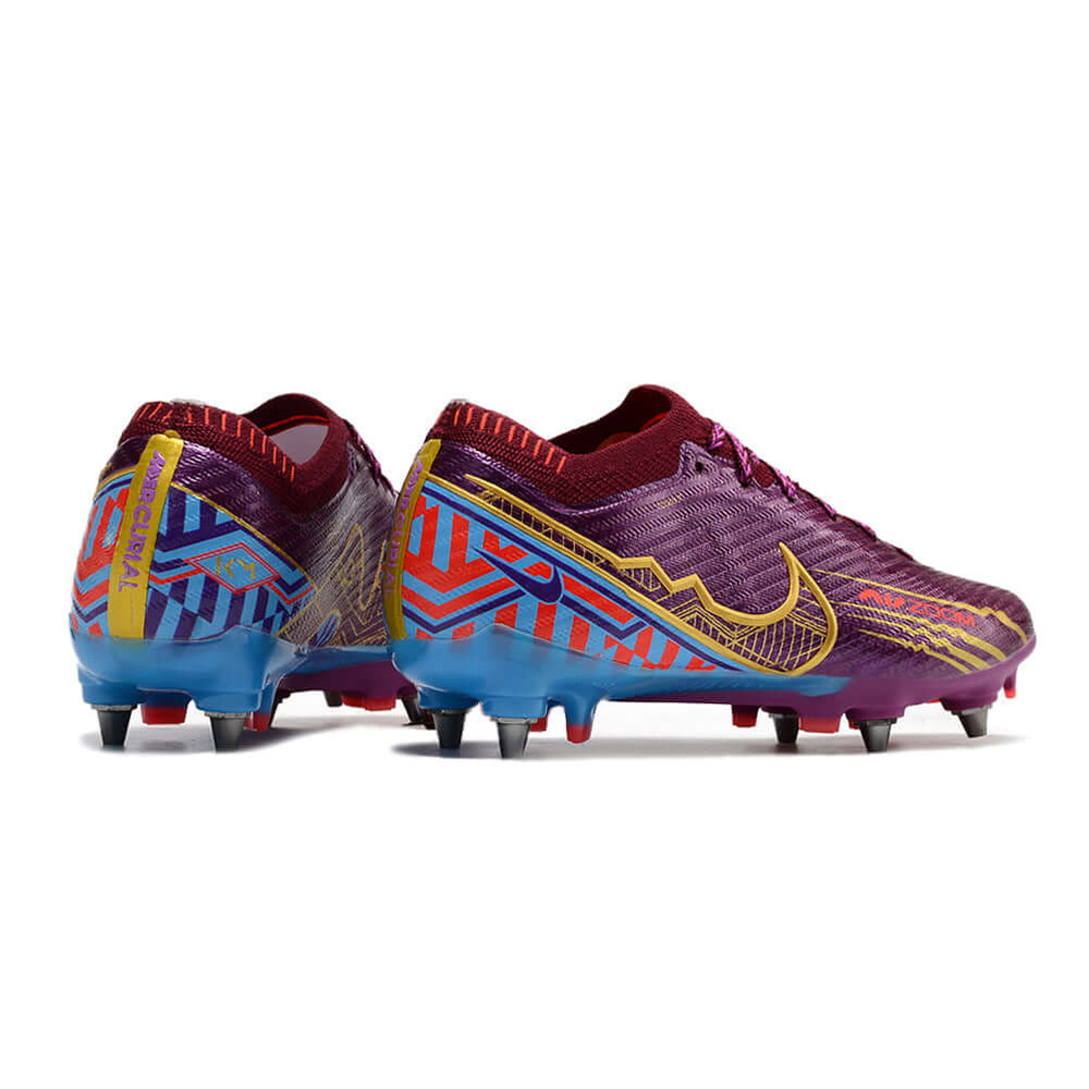 Chuteira Campo Nike Air Zoom Mercurial Vapor 15 Elite Trava Mista Roxa 