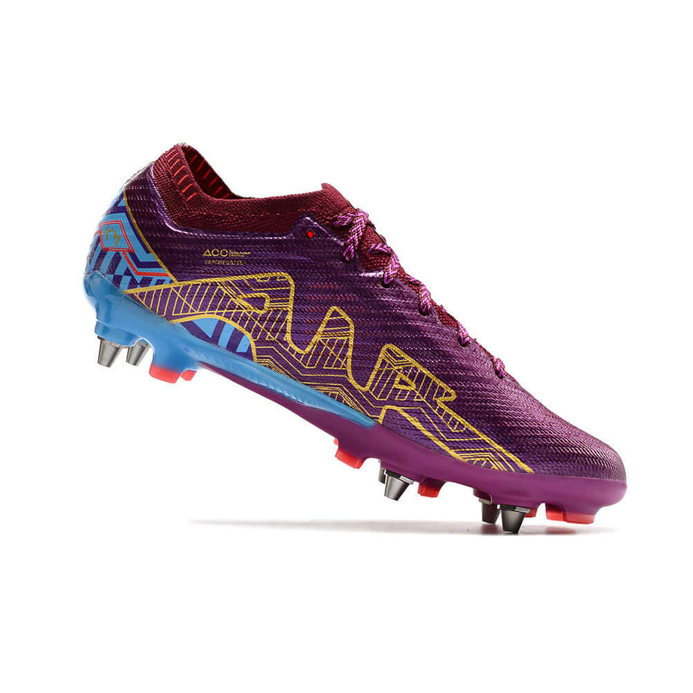 Chuteira Campo Nike Air Zoom Mercurial Vapor 15 Elite Trava Mista Roxa 