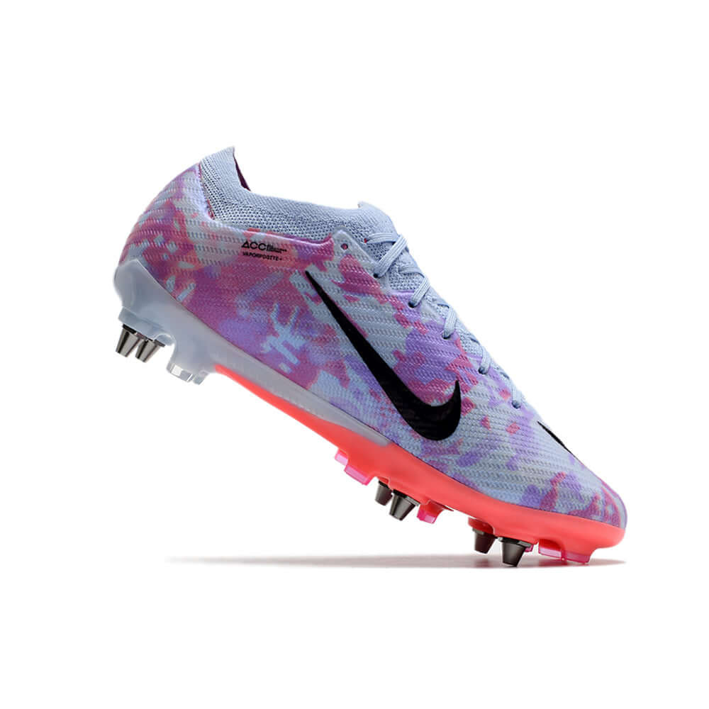 Chuteira Campo Nike Air Zoom Mercurial Vapor 15 Elite Trava Mista Roxa 