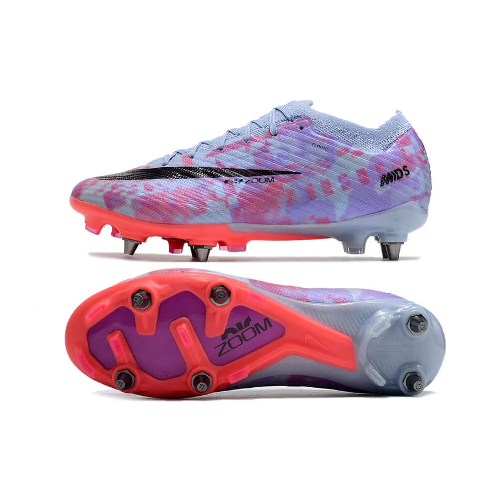 Chuteira Campo Nike Air Zoom Mercurial Vapor 15 Elite Trava Mista Roxa 