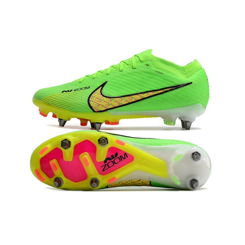 Chuteira Campo Nike Air Zoom Mercurial Vapor 15 Elite Trava Mista Verde