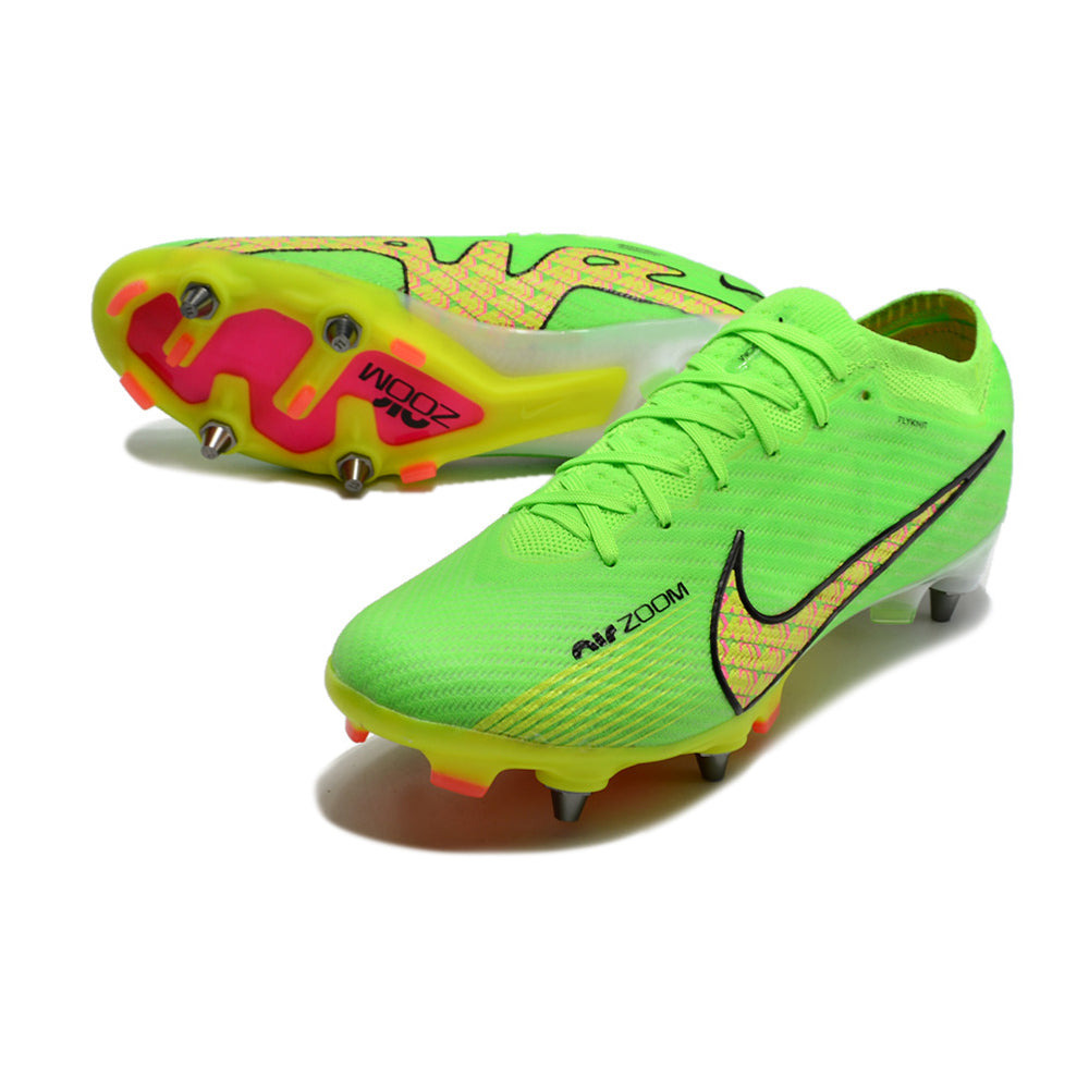Chuteira Campo Nike Air Zoom Mercurial Vapor 15 Elite Trava Mista Verde