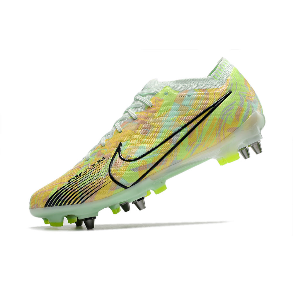 Chuteira Campo Nike Air Zoom Mercurial Vapor 15 Elite Trava Mista Verde 