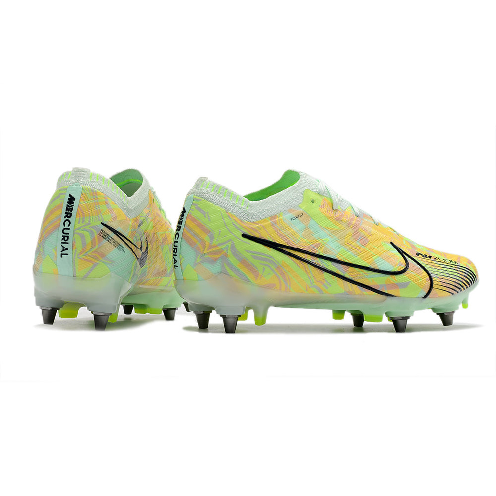 Chuteira Campo Nike Air Zoom Mercurial Vapor 15 Elite Trava Mista Verde 