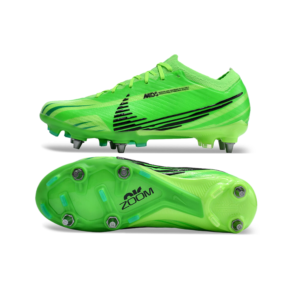 Chuteira Campo Nike Air Zoom Mercurial Vapor 15 Elite Trava Mista Verde 