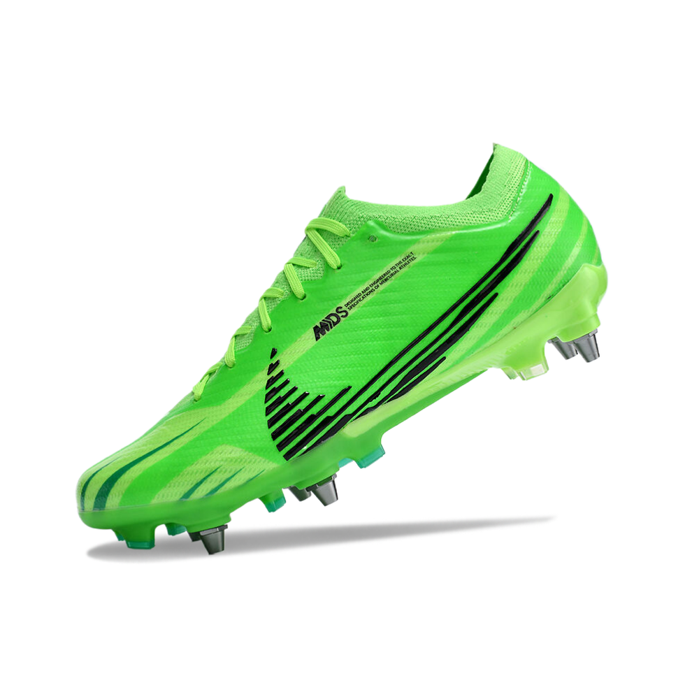 Chuteira Campo Nike Air Zoom Mercurial Vapor 15 Elite Trava Mista Verde 