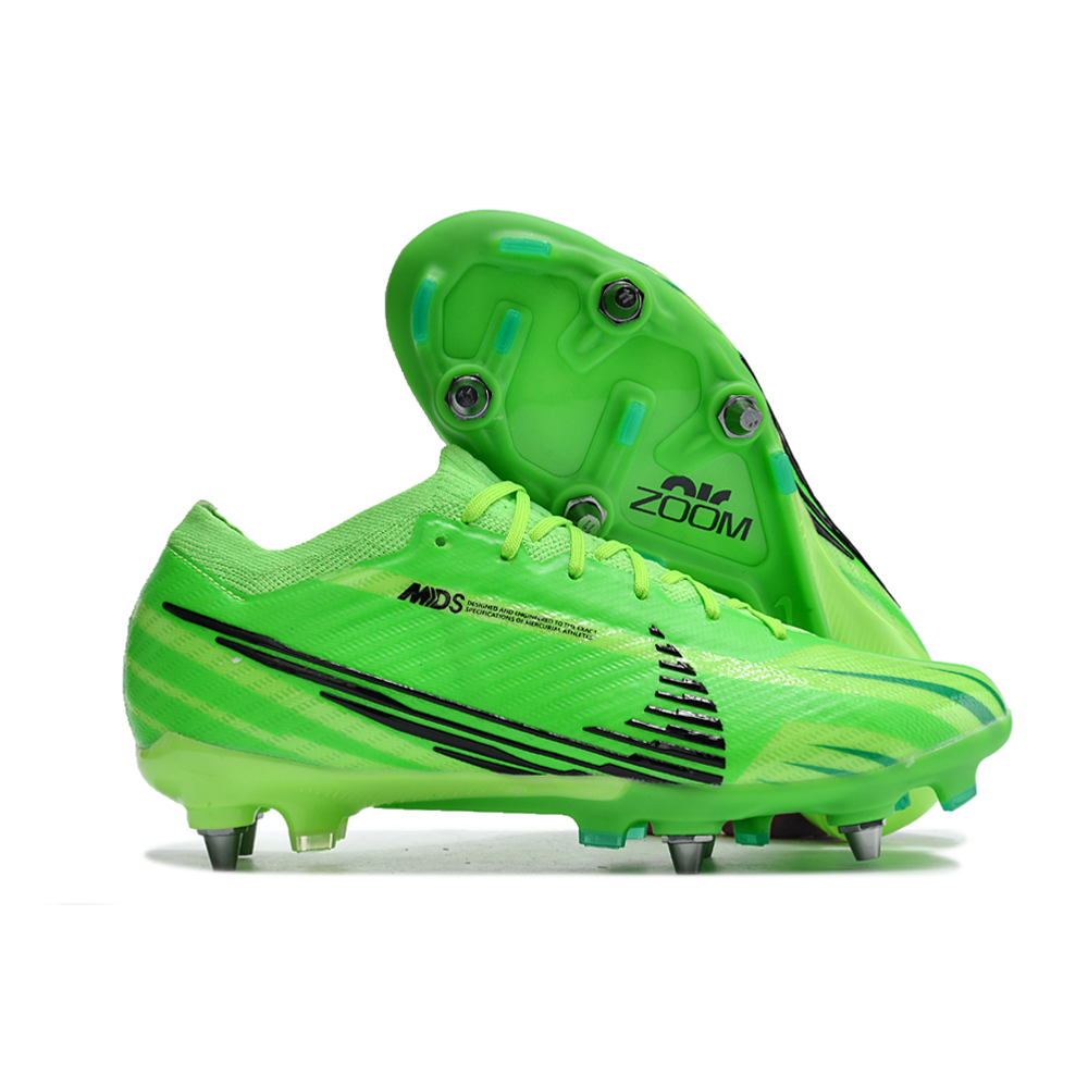 Chuteira Campo Nike Air Zoom Mercurial Vapor 15 Elite Trava Mista Verde 