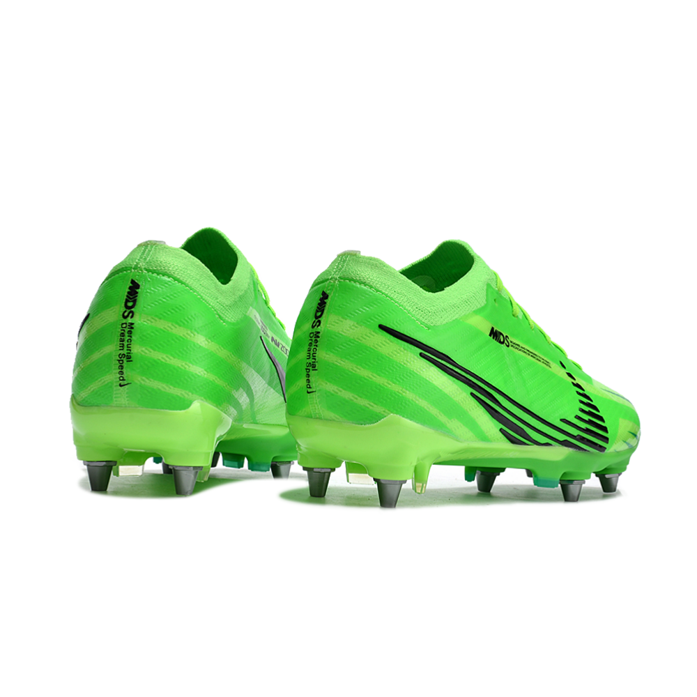 Chuteira Campo Nike Air Zoom Mercurial Vapor 15 Elite Trava Mista Verde 