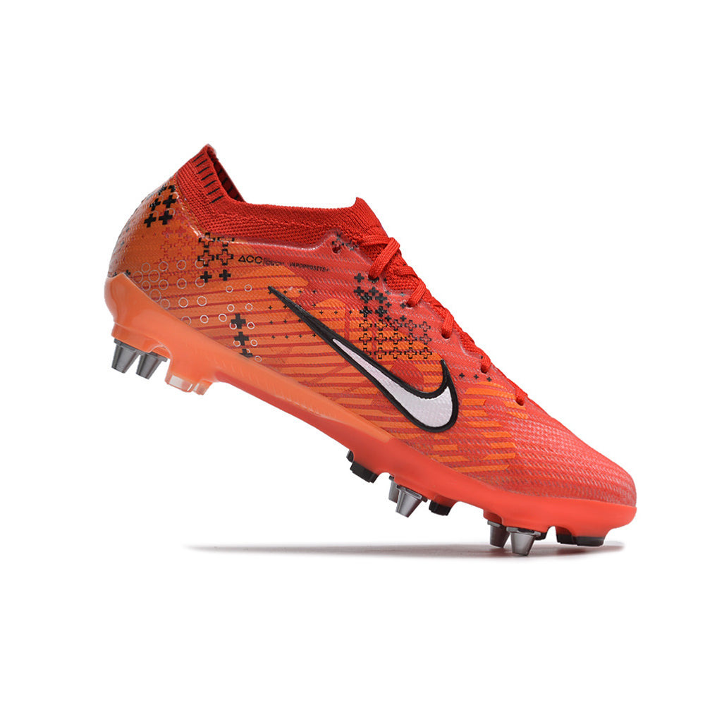 Chuteira Campo Nike Air Zoom Mercurial Vapor 15 Elite Trava Mista Vermelha 