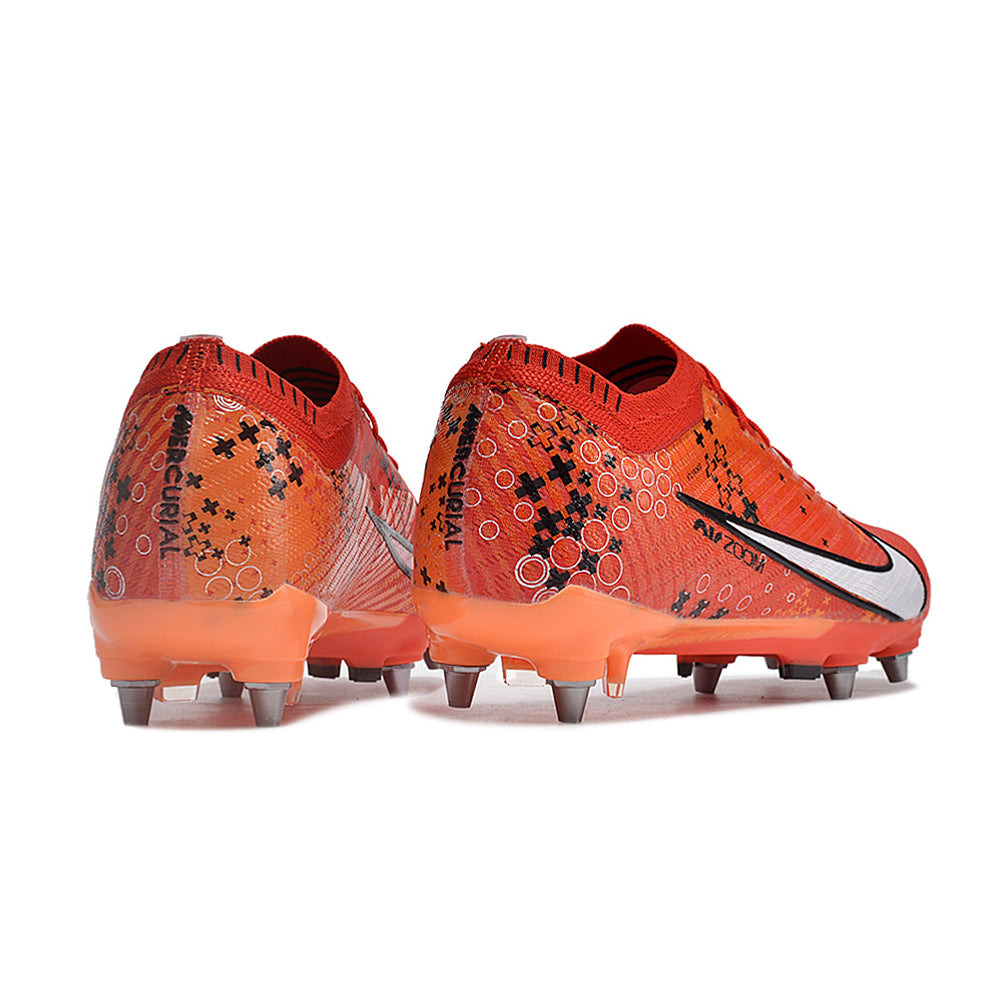 Chuteira Campo Nike Air Zoom Mercurial Vapor 15 Elite Trava Mista Vermelha 