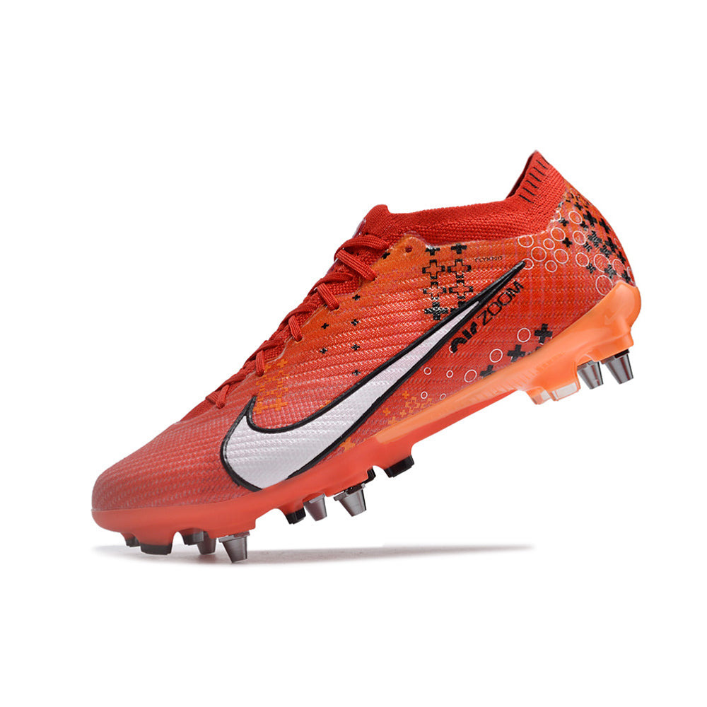 Chuteira Campo Nike Air Zoom Mercurial Vapor 15 Elite Trava Mista Vermelha 