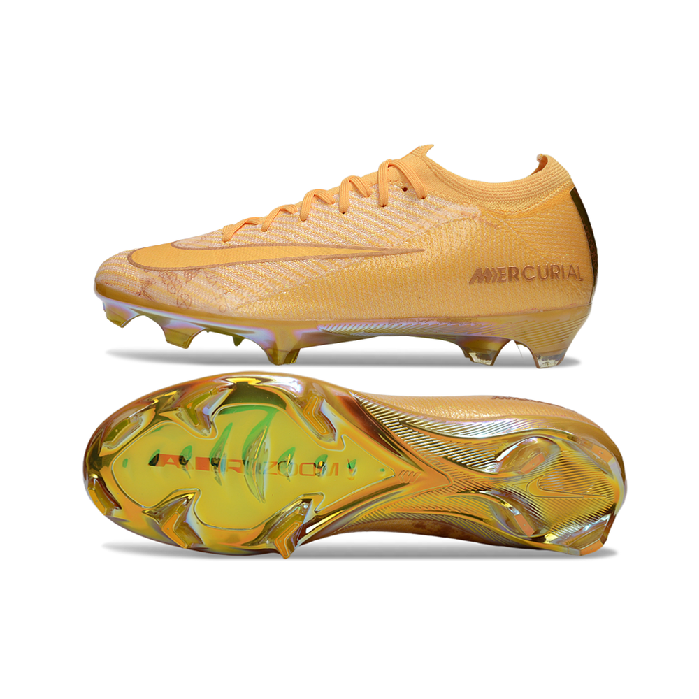 Chuteira Campo Nike Air Zoom Mercurial Vapor 16 Elite FG Amarelo