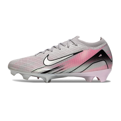 Chuteira Campo Nike Air Zoom Mercurial Vapor 16 Elite FG Cinza e Rosa