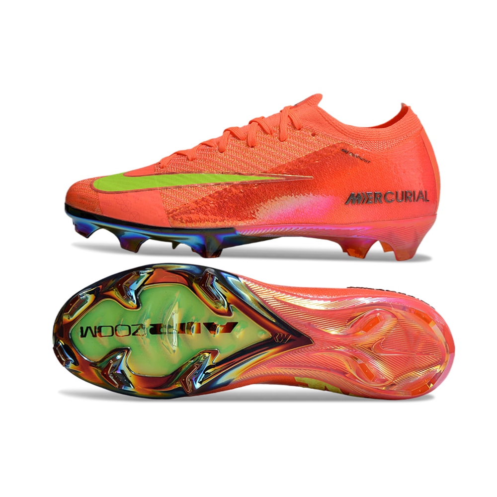 Chuteira Campo Nike Air Zoom Mercurial Vapor 16 Elite FG Laranja 