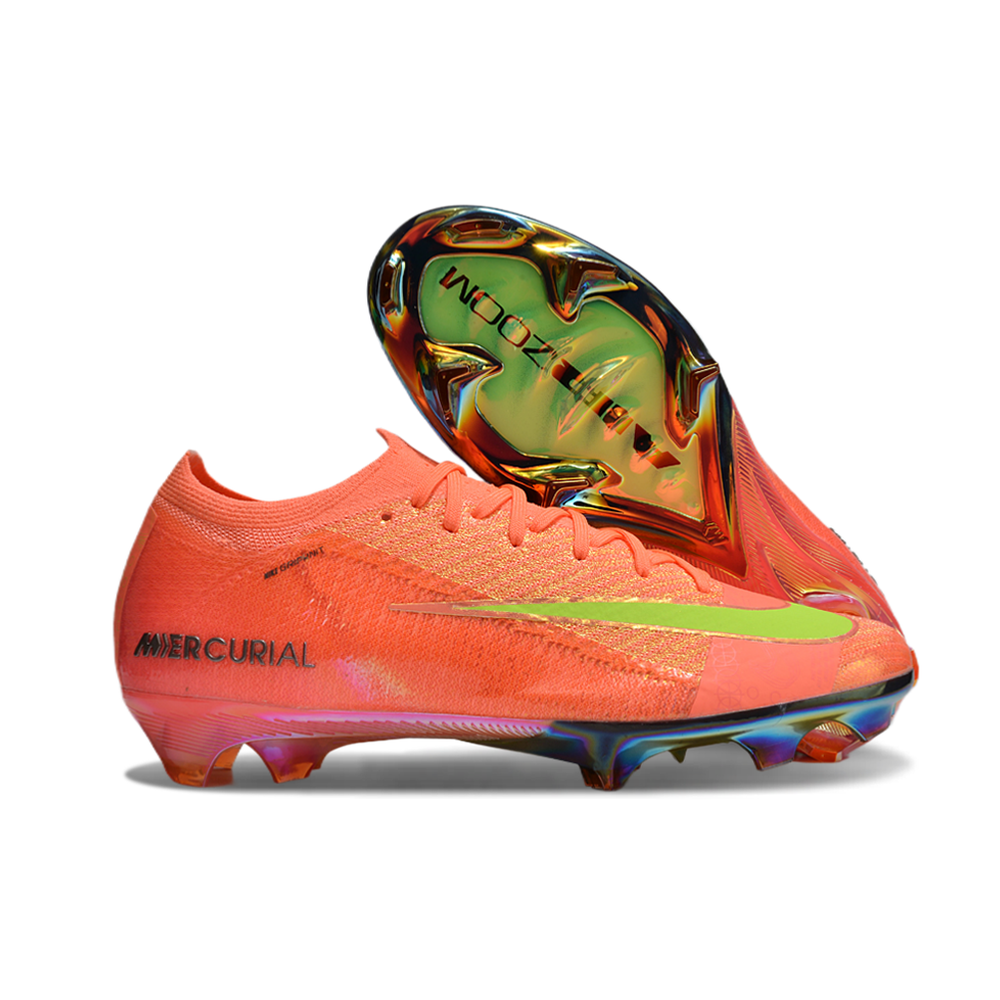 Chuteira Campo Nike Air Zoom Mercurial Vapor 16 Elite FG Laranja 