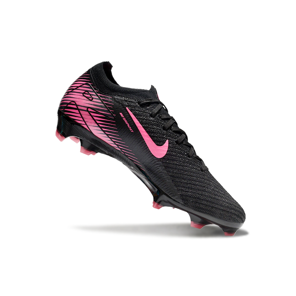 Chuteira Campo Nike Air Zoom Mercurial Vapor 16 Elite FG Preta e Rosa