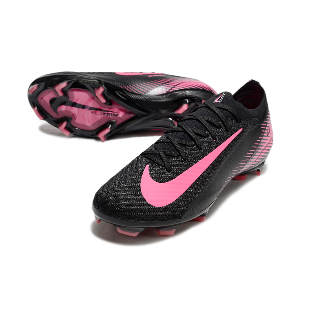 Chuteira Campo Nike Air Zoom Mercurial Vapor 16 Elite FG Preta e Rosa
