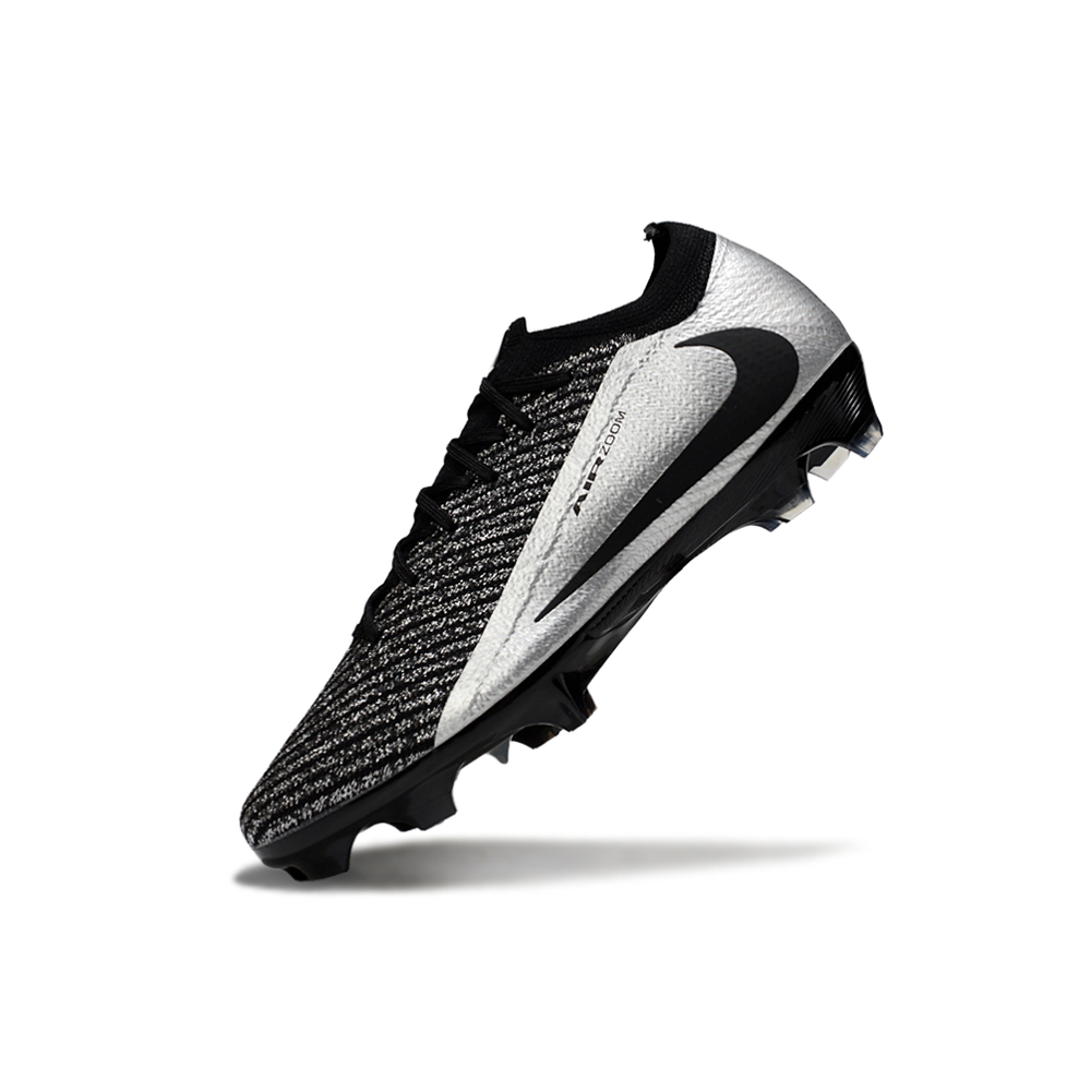 Chuteira Campo Nike Air Zoom Mercurial Vapor 16 Elite FG Preto e Cinza