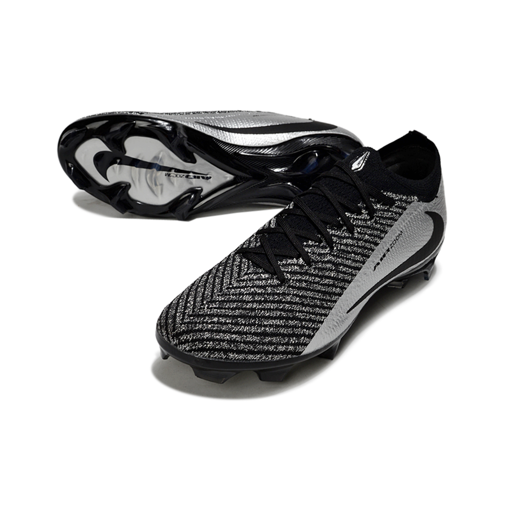 Chuteira Campo Nike Air Zoom Mercurial Vapor 16 Elite FG Preto e Cinza