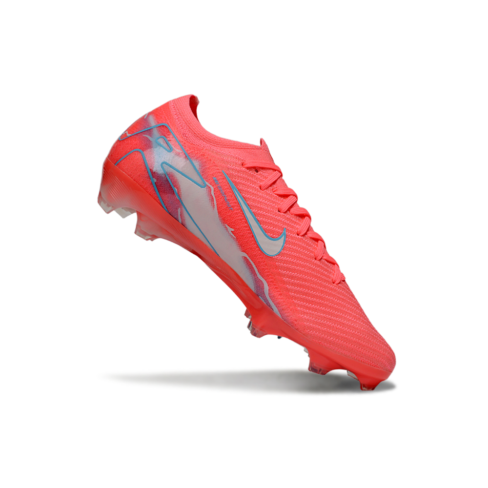 Chuteira Campo Nike Air Zoom Mercurial Vapor 16 Elite FG Rosa e Azul