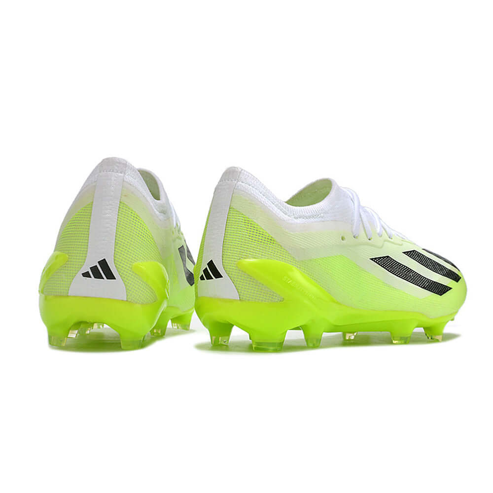 Chuteira Campo Adidas CrazyFast.1 FG Branca e Verde 