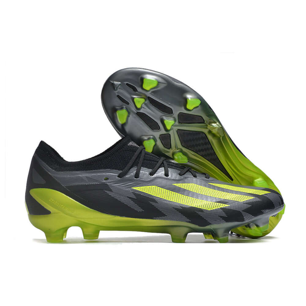 Chuteira Campo Adidas CrazyFast.1 FG Preta e Verde 