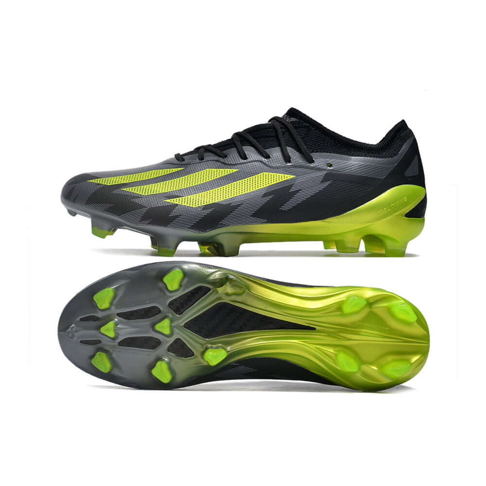 Chuteira Campo Adidas CrazyFast.1 FG Preta e Verde 