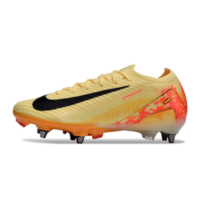 Chuteira Campo Nike Air Zoom Mercurial Vapor 16 Elite Trava Mista Amarelo e Laranja 