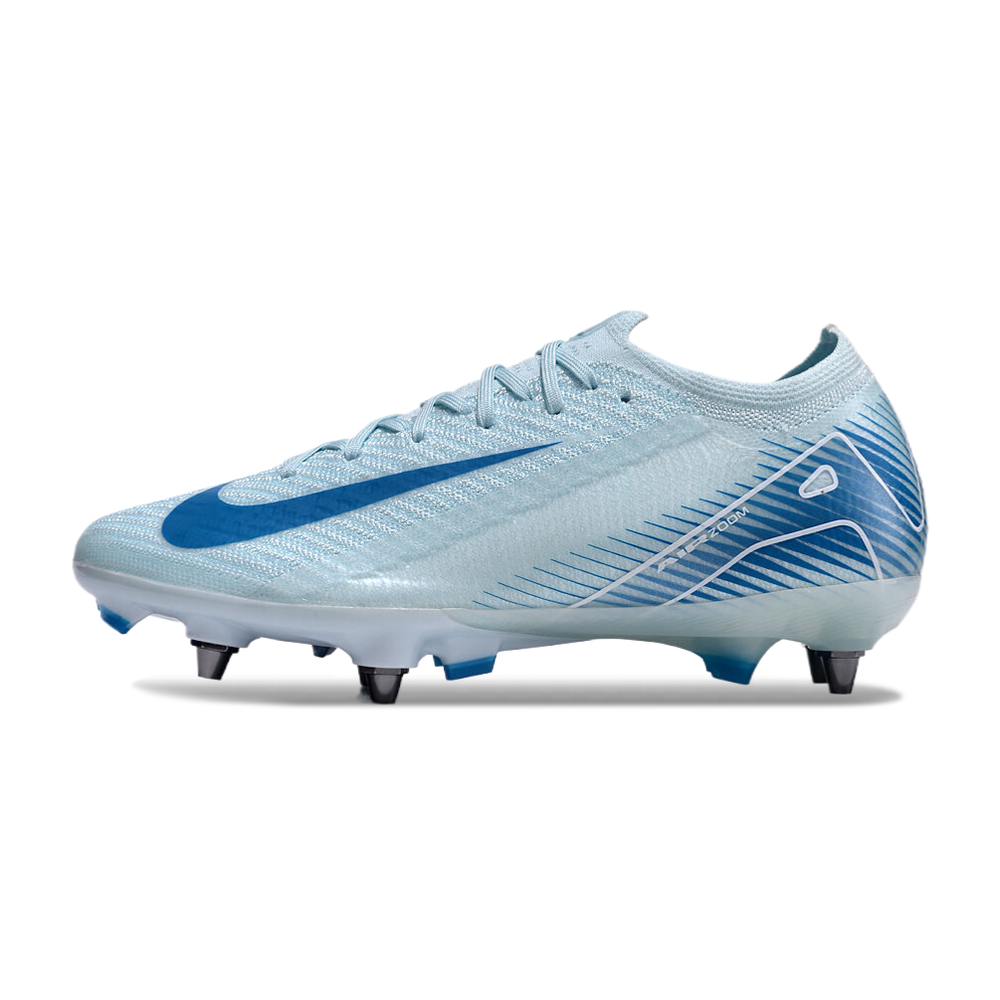 Chuteira Campo Nike Air Zoom Mercurial Vapor 16 Elite Trava Mista Azul 