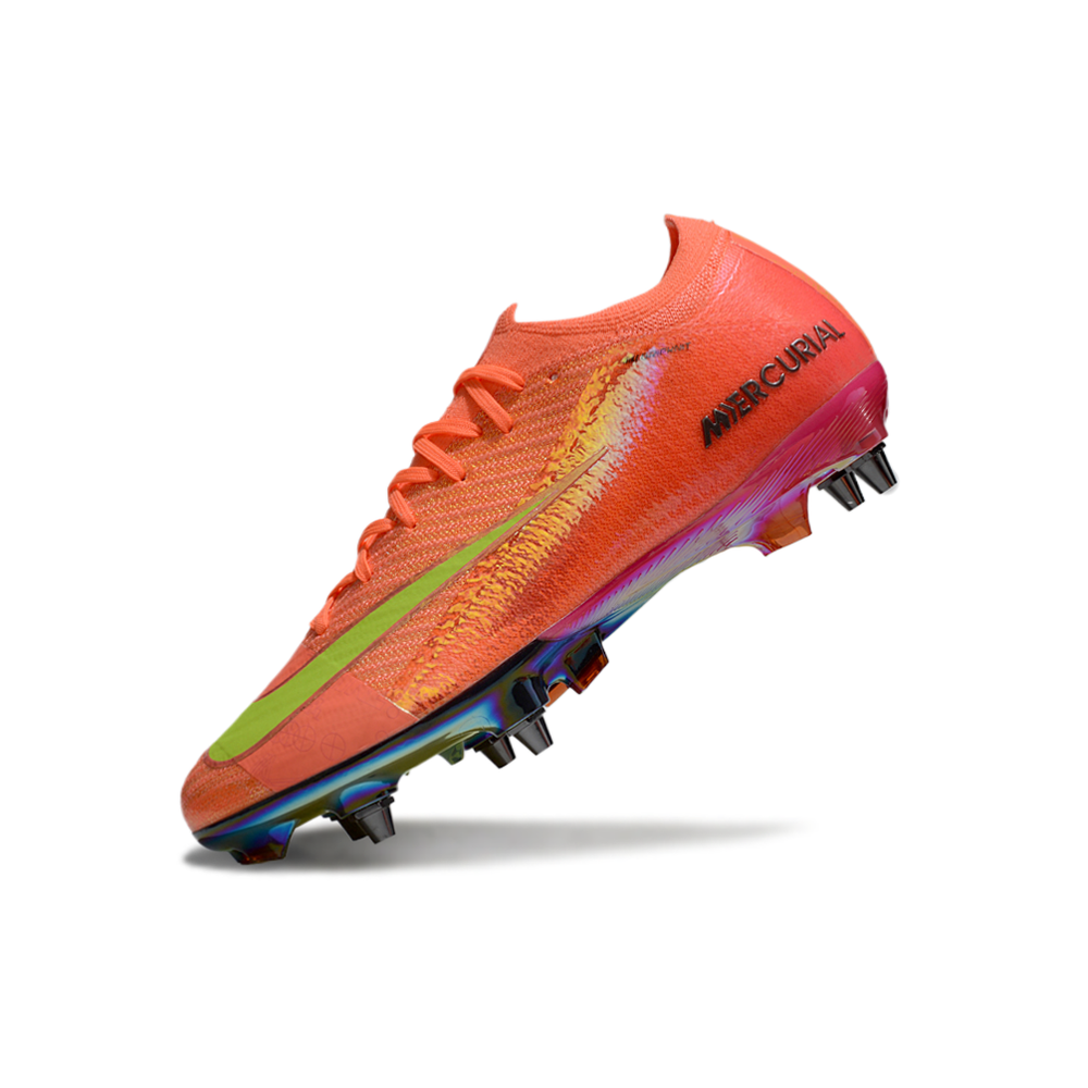 Chuteira Campo Nike Air Zoom Mercurial Vapor 16 Elite Trava Mista Laranja 