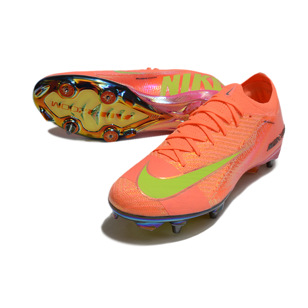 Chuteira Campo Nike Air Zoom Mercurial Vapor 16 Elite Trava Mista Laranja 