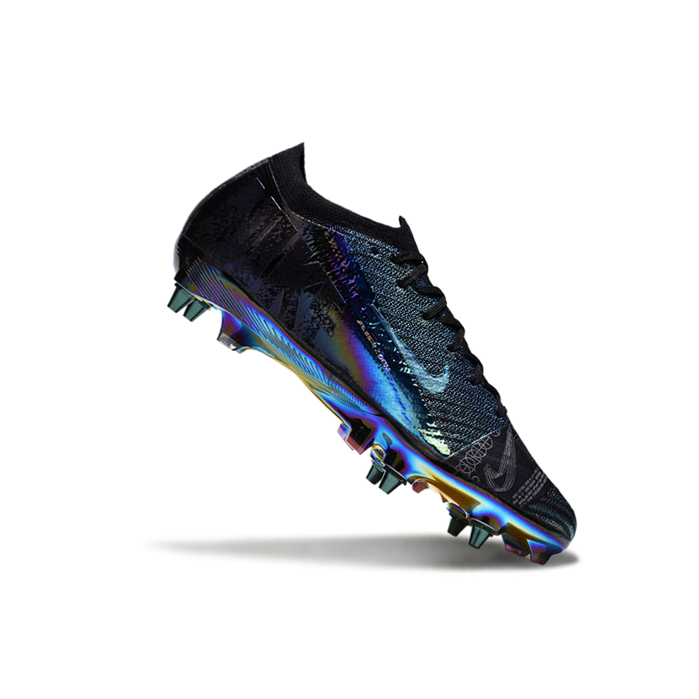 Chuteira Campo Nike Air Zoom Mercurial Vapor 16 Elite Trava Mista Preta 