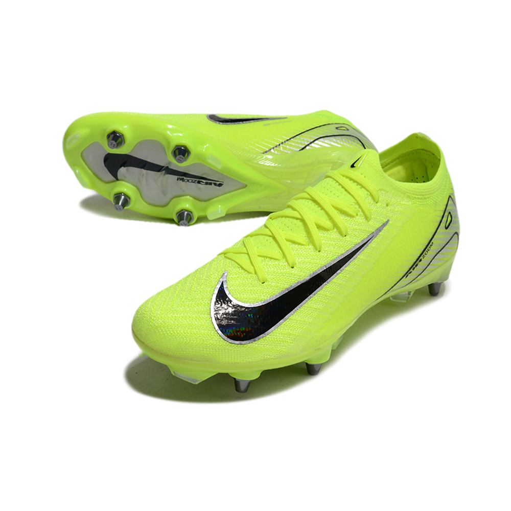 Chuteira Campo Nike Air Zoom Mercurial Vapor 16 Elite Trava Mista Verde 