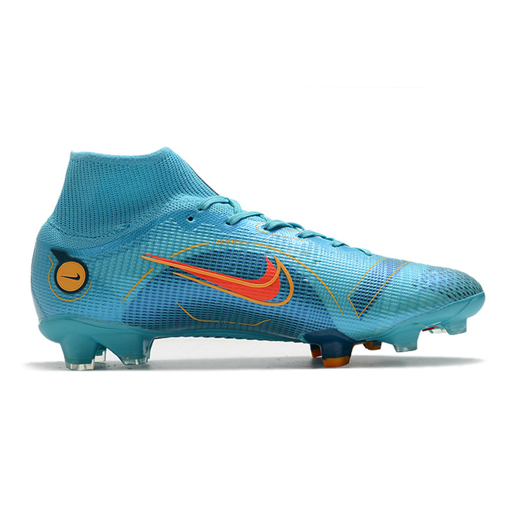 Chuteira Campo Nike Mercurial Superfly 8 Elite FG Azul 