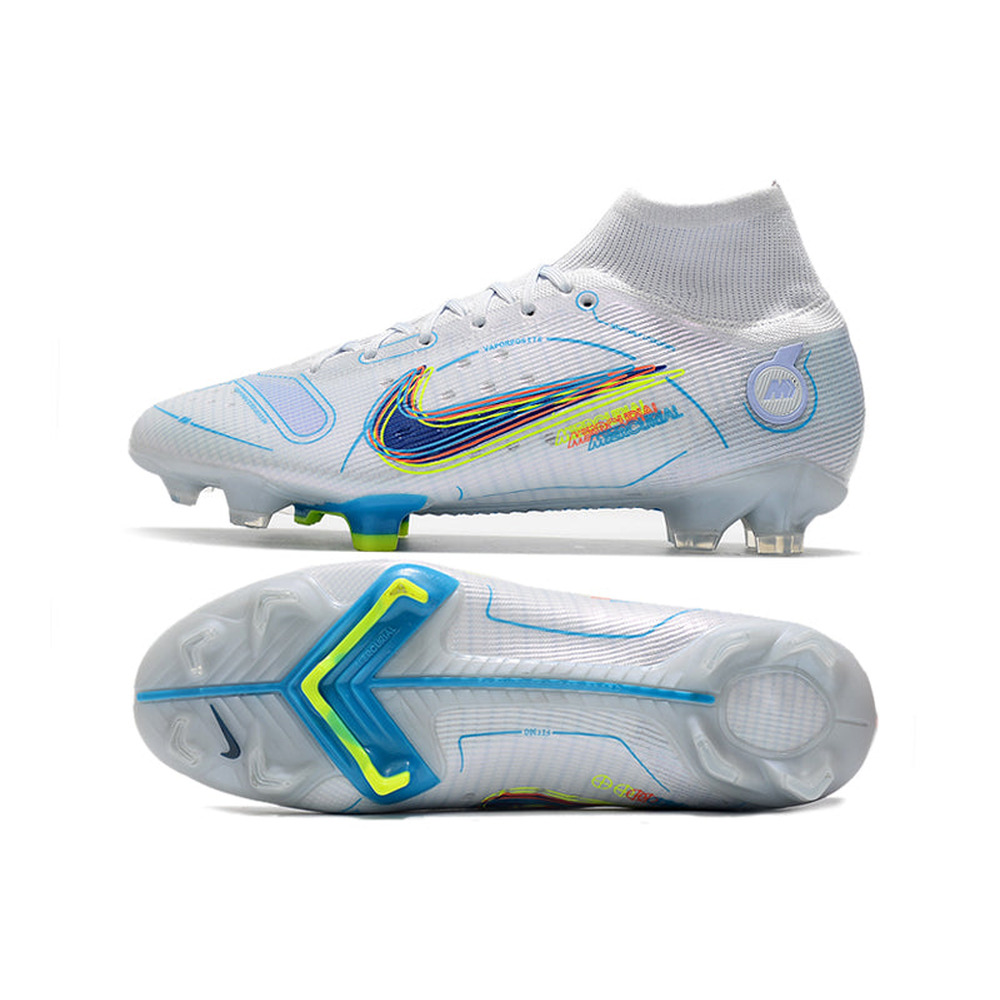 Chuteira Campo Nike Mercurial Superfly 8 Elite FG Branca 