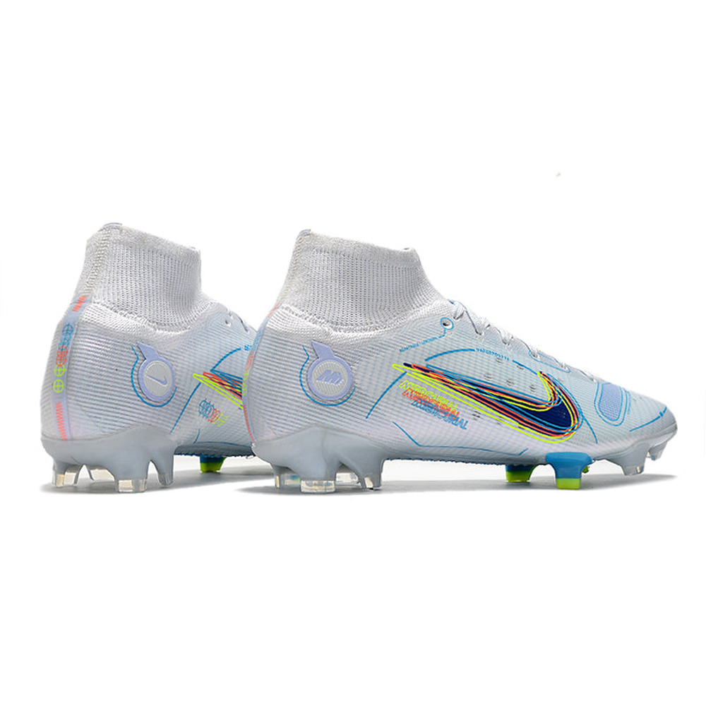 Chuteira Campo Nike Mercurial Superfly 8 Elite FG Branca 