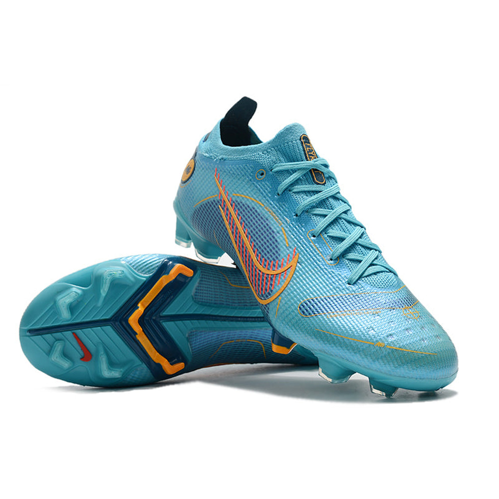 Chuteira Campo Nike Mercurial Vapor 14 Elite FG Azul 